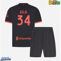 AC Milan Mario Gila #34 Tredjedraktsett Barn 2026-27 Kortermet (+ Korte bukser)